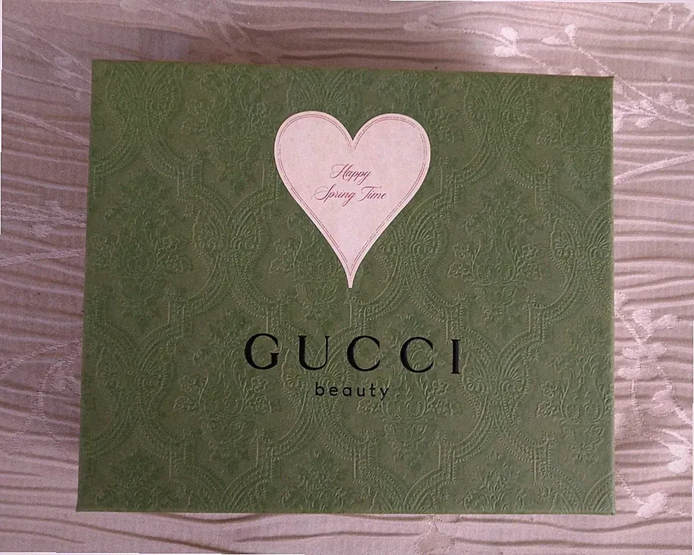 Authentic Gucci Flora Green Empty Perfume Gift Box 9"X 7" X 2 1/2 "