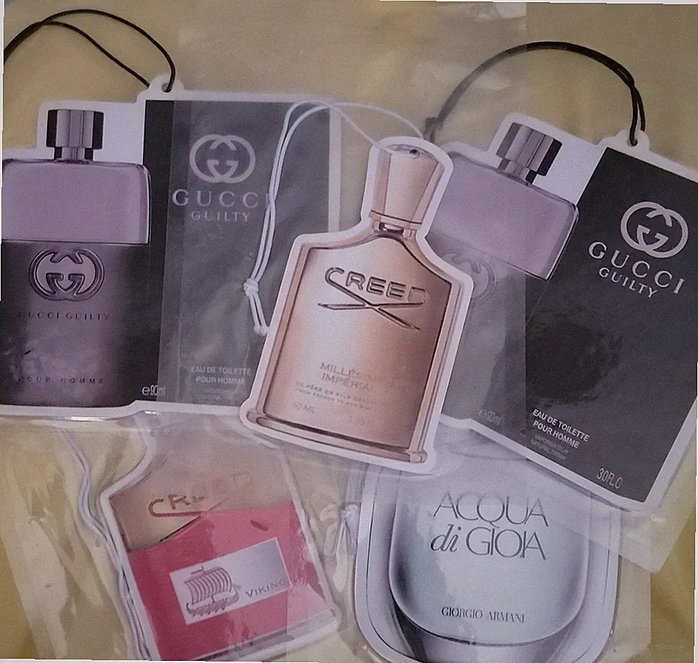 Gucci Creed Giorgio Armani Assorted Perfume Bottle Hanging Car Air Fresheners