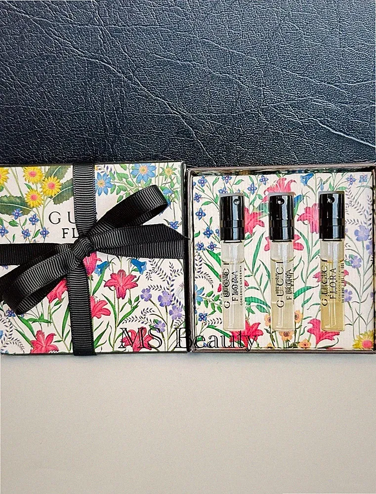 Gucci Flora Perfume Gift Set Sample Size 1.5ml (Gardenia, Magnolia, Orchid )