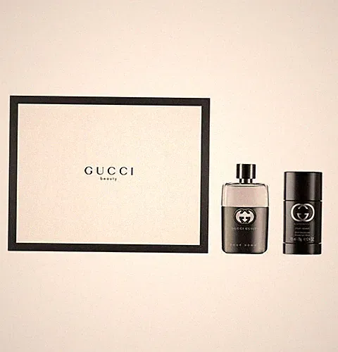 Gucci Guilty 2-Piece Gift Set 1.7 oz EDT + 1.6 oz Body Wash Men's Fragrance