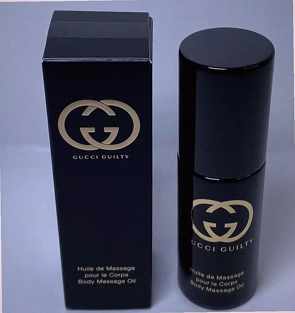 GUCCI GUILTY BY GUCCI Body Massage Oil 3.3 oz Women (& 1 free perfume)