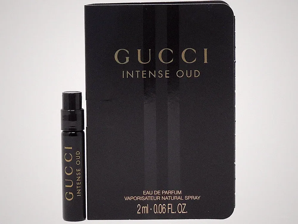 GUCCI INTENSE OUD EAU DE PARFUM 2.0ml .06fl oz x 1 COLOGNE PERFUME SPRAY SAMPLE