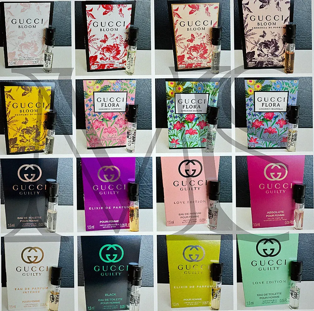 Gucci Perfume Sample Vials 1.2ml-1.5ml/0.05oz (Choose Scent - Combined Shipping)