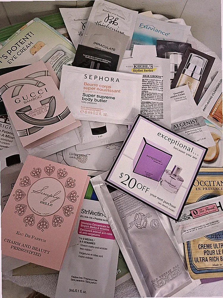 Huge 58+ Beauty Makeup Skincare Perfume Hair Care Lot Deluxe Sample GUCCI