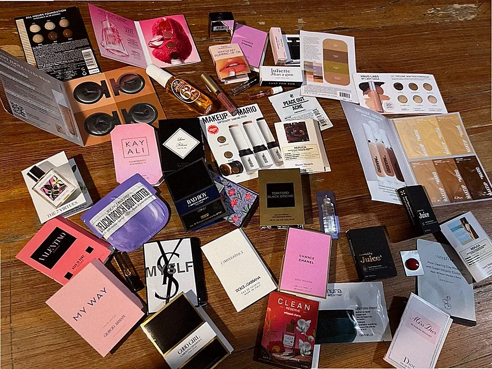 Makeup-Perfume-Hair Samples: BYTERRY/Ford/Gucci/Stila/Chanel/YSL/Haus/Mario/Ilia